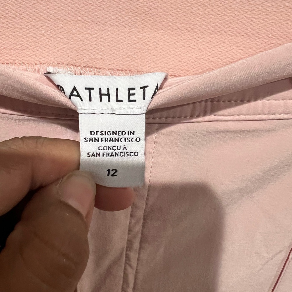 Athleta Vienna Cargo Light Pink Straight Leg Stretch Size 13 EUC Like New - Picture 4 of 4